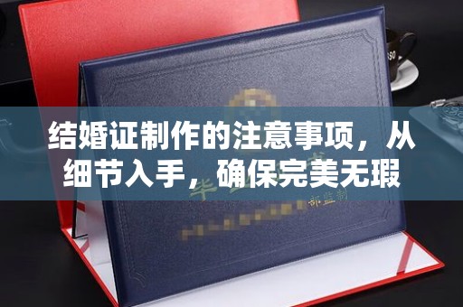 关岭结婚证制作的注意事项，从细节入手，确保完美无瑕