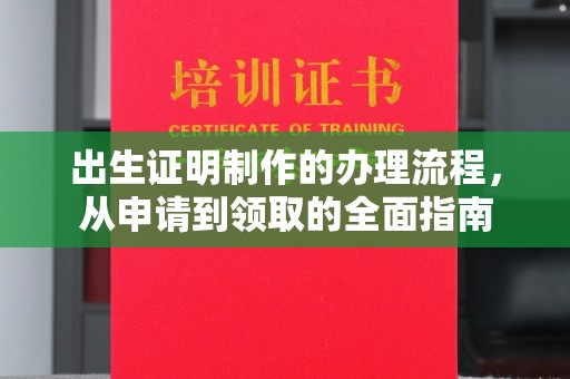 关岭出生证明制作的办理流程，从申请到领取的全面指南