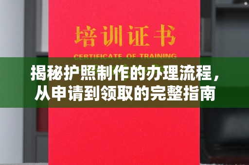 关岭揭秘护照制作的办理流程，从申请到领取的完整指南