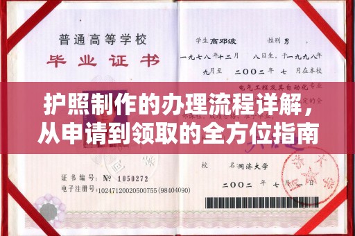 关岭护照制作的办理流程详解，从申请到领取的全方位指南